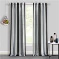 thumbnail image 1 of Spectrum Rod Pocket Window Curtain Panel - 50 x 63 in. - Black & Silver, 1 of 1