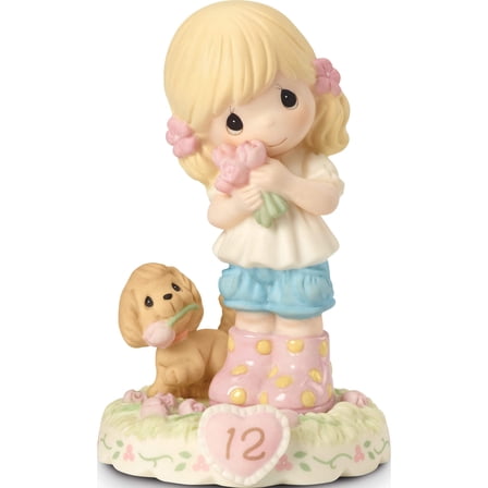 Fashion Precious Moments Growing In Grace Age Twelve Porcelain Figurine (4.6 X 4.1) Made China gp730