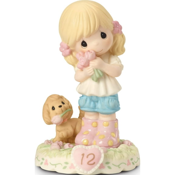 Fashion Precious Moments Growing In Grace Age Twelve Porcelain Figurine (4.6 X 4.1) Made China gp730