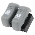 thumbnail image 2 of Dcmunx 1pc Power Door Window Control Switch Front Left Driver Side Plastic Gray Black for Pontiac for Firebird 3.4L 1993-1995 & 5.7L 1993-2002 & 3.8L 1995-2002 Female-Connect Gender, 2 of 8