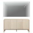 thumbnail image 5 of 63" Modern TV Stand with Storage, Entertainment Center with Adjustable Shelves,Wooden TV Console with 4 Doors for Living Room, 5 of 11