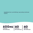 thumbnail image 2 of Supositorio vaginal Nutricost Ácido bórico 600 mg 60 cápsulas, 2 of 4