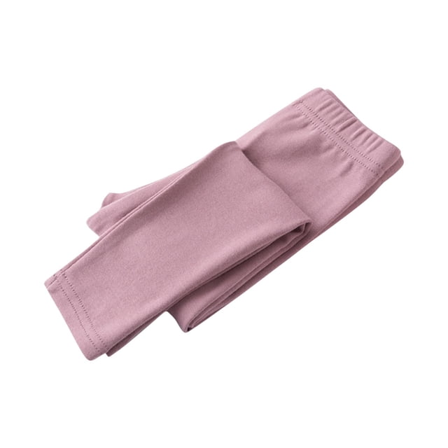 MeetoTime Toddler Kids Girls Fleece Lined Leggings Winter Soft Warm Pants for Kids 1-11 Years