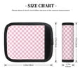 thumbnail image 2 of Luggage Handle Wraps for Suitcase - Suitcase Tags Identifiers for Suitcases, pink pastel checkered Fun Luggage Handle Covers, Travel Luggage Accessories Essentials for Flying, 2 of 6