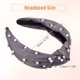 thumbnail image 5 of Diadema de perlas anudadas Unique Bargains estilo Casual para mujeres púrpura, 5 of 7