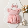 thumbnail image 2 of NOLDARES Soft Cotton Tank Top Baby Girl Undershirts – One-Piece Toddler Bodysuit for Infant Toddlers(Red,3-6 Months), 2 of 6