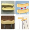 thumbnail image 2 of 2 almohadillas para axilas, flexibles y reemplazables, para muletas., 2 of 5