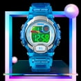 thumbnail image 4 of VONKY Montre Numérique Étanche pour Enfants, Design Rétroéclairé LED pour Enfants, Style Sport, Cadran Rond, Montre-Bracelet, 4 of 7