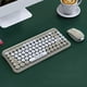 thumbnail image 3 of Seitruly Teclado inalámbrico para computadora perilla Multimedia impermeable a prueba de salpicaduras ratón escritura silenciosa teclados Juegos de teclado y mouse para computadora, 3 of 6