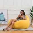 thumbnail image 3 of ALING Housse de Fauteuil Poire Housse de Canapé Sofa Intérieur de Repos pour Adultes Enfants Seulement Housse de Fauteuil Poire Housse de Meuble Canapé (Remplissage Non Inclus), 3 of 5