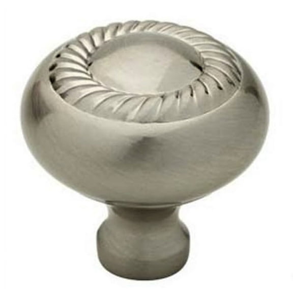 P26055 SN  1 1/4" Satin Nickel Rope Cabinet Drawer Knob