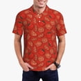 thumbnail image 1 of Balery Tomatoes Camisa Polo de Hombre con Estampado, de Manga Corta y Tejido Medio, Camisa Tipo Golf Polo-Large, 1 of 6