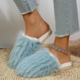 thumbnail image 2 of House Slippers Fuzzy Slippers Cozy Women's Slippers For Home Use Winter Footwear Stylish And Comfortable For Indoor Wear Warm Slippers For Fall And Winter, 2 of 9