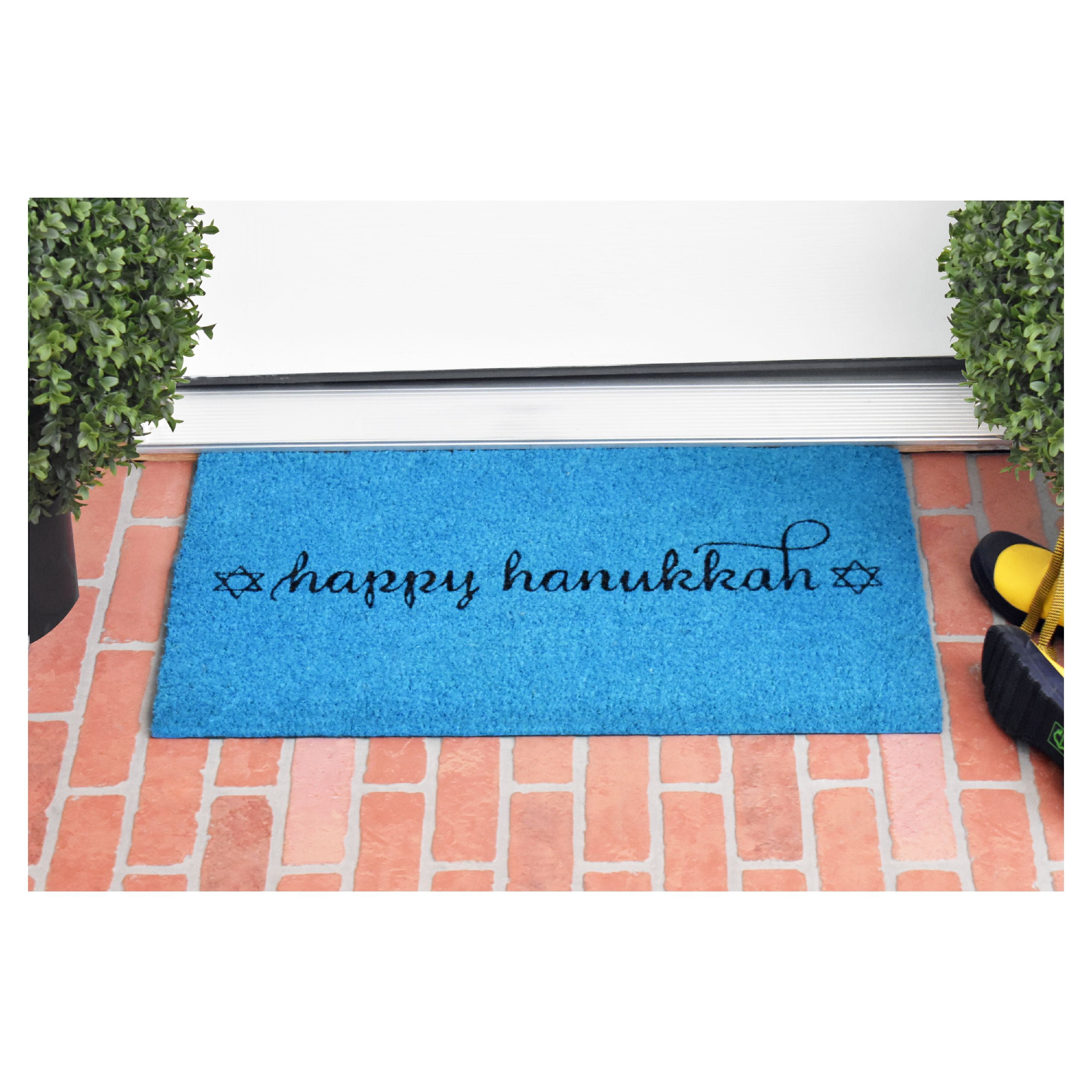 Calloway Mills Happy Hanukkah Outdoor Doormat