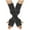 02 Dark Gray, variant on Awdenio Women's Running Gloves, Women Winter Wrist Arm Warmer Solid Knitted Long Fingerless Gloves Mitten