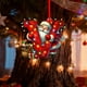thumbnail image 5 of Adornos navideños, adornos navideños, regalos navideños, árbol de Navidad acrílico 2D, colgante de 26 letras, regalo decorativo, colgantes para fiestas navideñas familiares, objetos colgantes, 5 of 5
