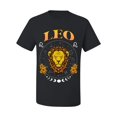 thumbnail image 2 of Wild Bobby Leo the Lion Fire Sign, July 22 August 22, Constellations Horoscope Zodiac Birthday Birth Month Stone Gift for Men Women Tee, 2 of 6