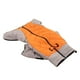 thumbnail image 4 of Chaleco reflectante de cuello alto para perro, chaqueta gruesa y cálida para clima frío, para otoño e invierno, gris y naranja, 4 of 8