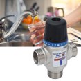thumbnail image 4 of 3 Way Mixing Valve, Small Volume Water Temperature Control Valve  For Washroom For Shower Room G3/4in,G1in, 4 of 8