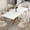 Gold, variant on Extendable Dining Table - Hidden Storage, Seats 4-8 People For Dining Room/ Kitchen/ Office, Black Lava