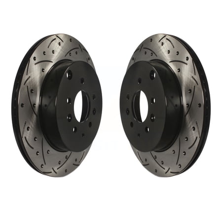 DBA Rear Street Series Drilled & Slotted Rotor | Mazda CX-9 (07-15) (DBA2562X)