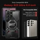 thumbnail image 2 of Funda TONGATE con soporte magnético para Samsung Galaxy S25 Ultra, color negro, 2 of 9