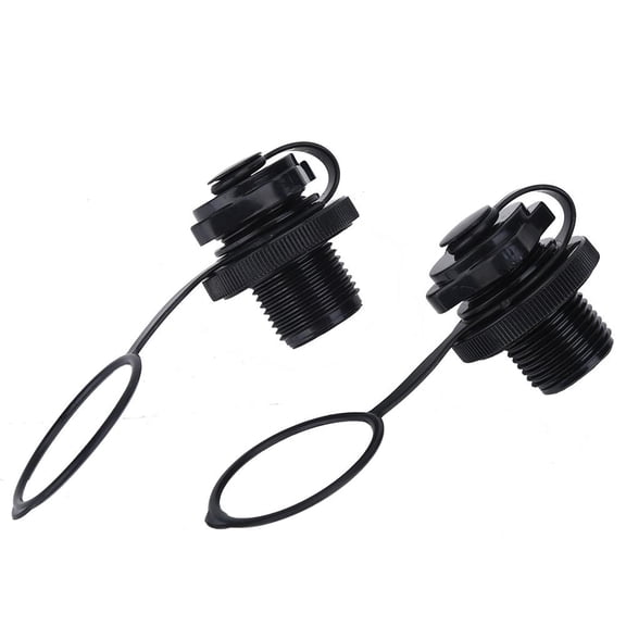 2Pcs Replacement Screw Air Valve for Inflatable Rubber Dinghy Raft Pool Boat