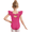 Rose Red, variant on Oudiya Gymnastics Leotards for Girls Bow Back Chiffon Ruffle Sleeve Ballet Dance Leotard for 2-11 Years