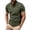 157#Green, variant on Shirts for Men Slim Fit Short Sleeve Golf Shirts Fashion Casual Buttons Lapel Business Casual Shirt