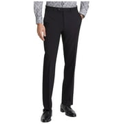 Tallia Mens Classic fit Dress Pants 34 / 34 Black Solid