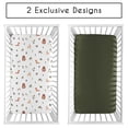 thumbnail image 2 of Sweet Jojo Designs Woodland Animal Pals Boy, Girl, Unisex/Gender Neutral Fitted Crib Sheets Set 2 Piece, 2 of 6