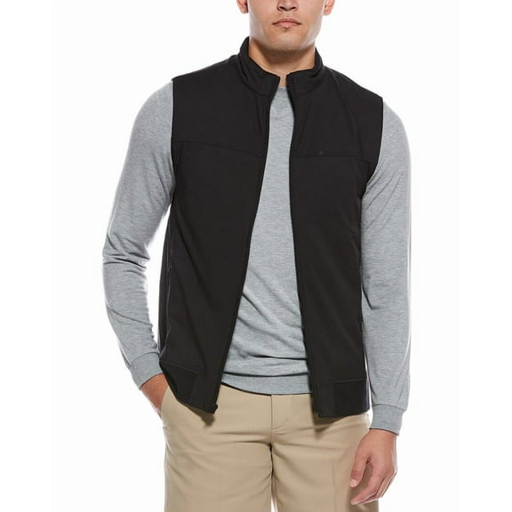 TravisMathew mens  Wanderlust Vest, l, Black