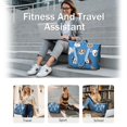 thumbnail image 5 of Tote Bag for Women - Cartoon Dog Shoulder Bag - Large Utility Work Duffle Bag with Zipper Handbag for Travel, Work, Sprots, 5 of 5