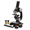 thumbnail image 1 of 100X 200X 400X 450X Biological Microscope Kit Lab Microscope for Kids Science Portable LED Magnifying Glass for Electronics, 1 of 5