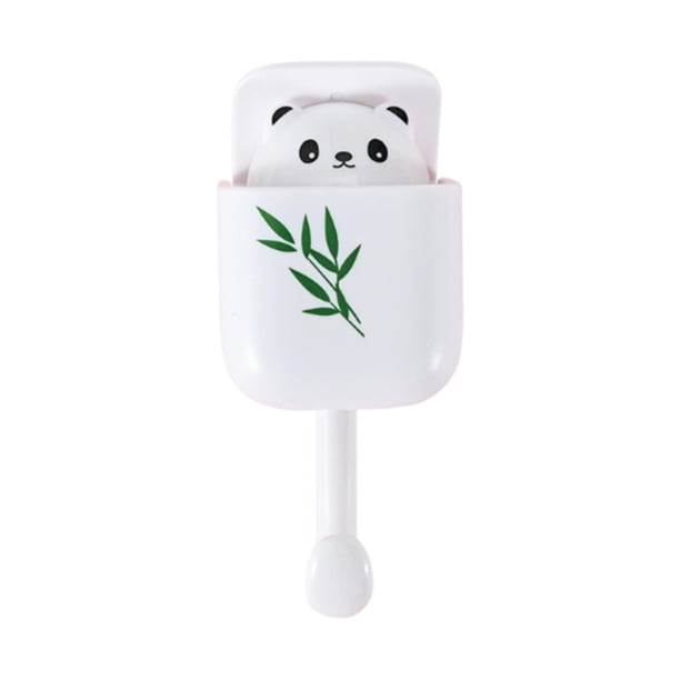 Lindo gancho para llaves de pared con diseño creativo, sin necesidad de taladrar, decorativo. panda