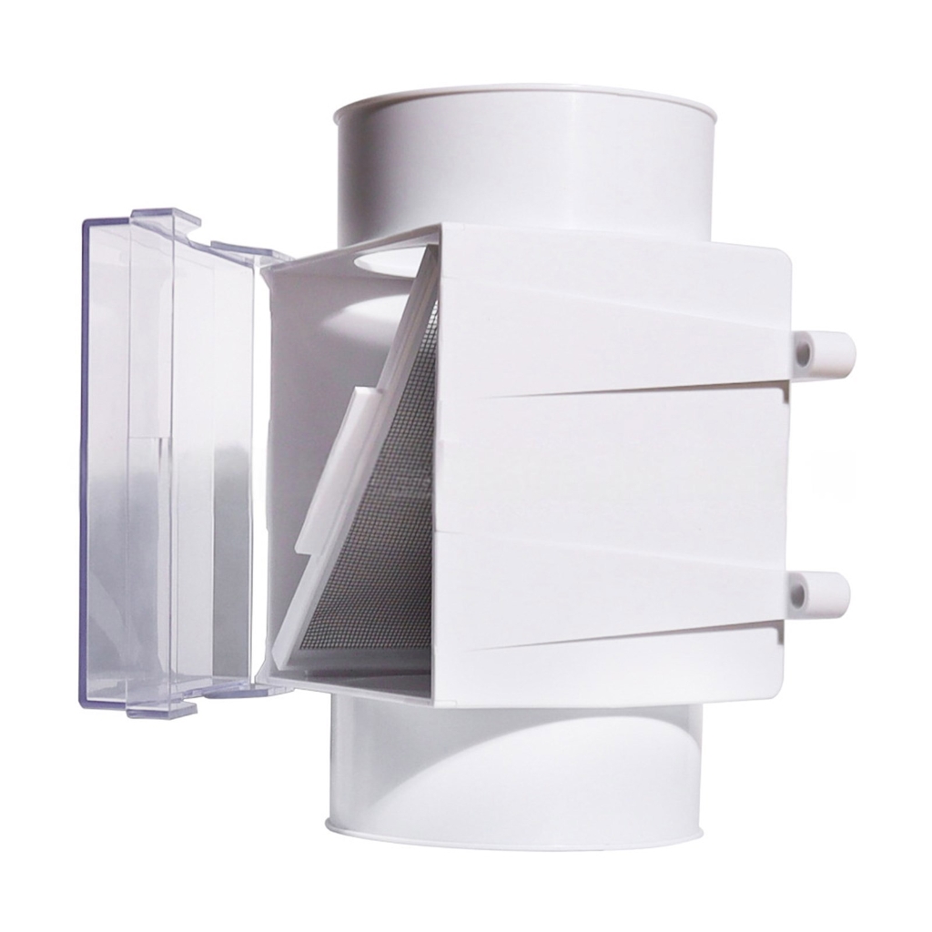 Plastic Dryer Channel Particle Collector 4 Foot Fire Risk Reduction Improves Ventilation