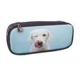 thumbnail image 2 of Lsque Puppy Licks Nose Printed Big Capacity PU Leather Pencil Case Large Pencil Pouch Stationery Pen Bag Pencil Holder for Teen, 2 of 6