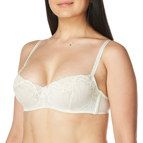 Wonderbra Soutien-Gorge Balconnet Glamour Raffiné pour Femmes, Ivoire, 38B