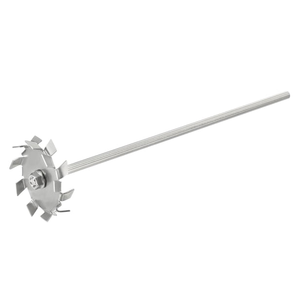 304 Inoxidable Acero Agitador Varilla 11.81" Longitud Dispersión Máquina Agitar Palos con 2.76 " ID Dispersión Disco para Laboratorio, Industrial