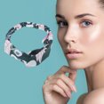 thumbnail image 3 of Unique Bargains 1 Pc Fashion Leaf Pattern Cross Elastic Hairband for Women Green, 3 of 6