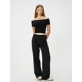 thumbnail image 3 of Off Shoulder Crop T-Shirt, 3 of 6
