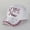 HAT10-White, variant on Hat Cancer Awareness Ribbon Baseball Cap Dad Hat For Women Fashion Wear Pink