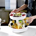 thumbnail image 6 of HannLk Condiment Storage Artifact Cosmetic Storage Rack Rotating Pantry Organization, 6 of 13