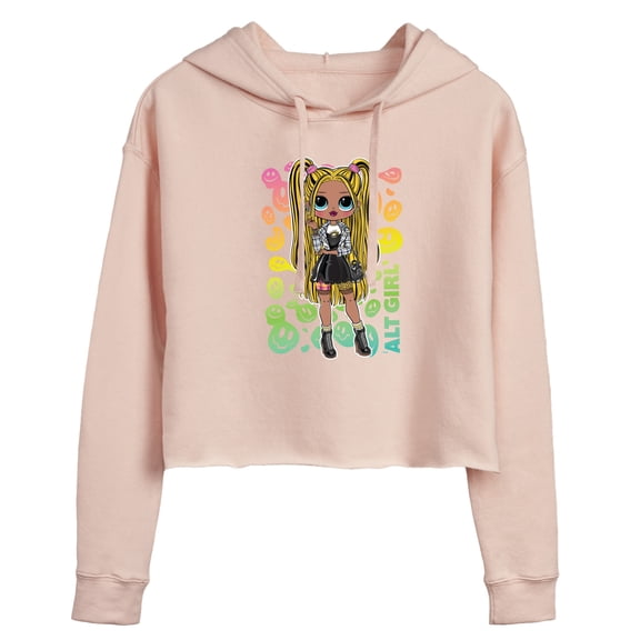 LOL OMG! Fashion Dolls - Rainbow ALT Girl - Juniors Cropped Pullover Hoodie