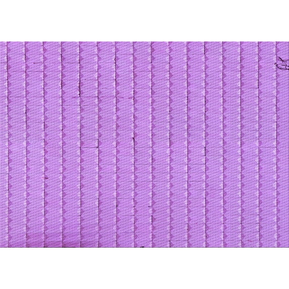 Ahgly Company Indoor Rectangle Patterned Violet Purple Area Rugs, 4' x 6'