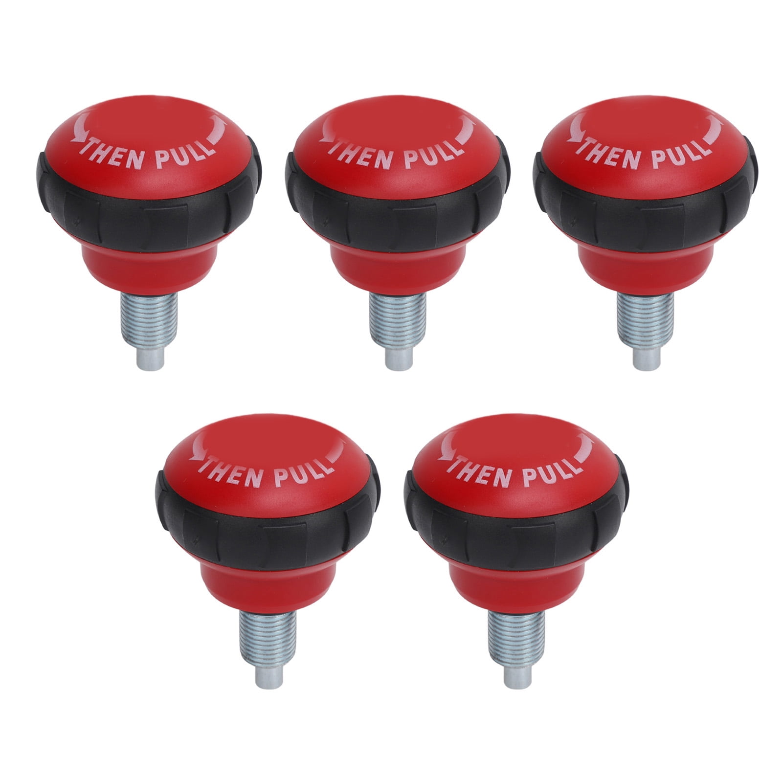 Fitness Equipment Knob, Quick Release Spring Pin, M16, Easy Install, Durable Iron  Plastic, 5 Pack