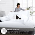 thumbnail image 3 of Ivy Union Microfiber Sheet Set - Breathable - Deep Pocket, Twin, White, 3 of 6