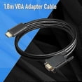 thumbnail image 5 of USB-C to VGA Adapter Cable 1.8m 1080p HD Converter for Projector Monitor PC Type-C, 5 of 5