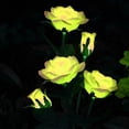 thumbnail image 1 of LED Solar Flower Lights Artificial Rose Flower Outdoor Lamp Sola, 1 of 5