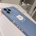 thumbnail image 2 of Compatible con iPhone 11 Pro Lindo diseño pintado Oso de la suerte blanco para mujeres Niñas Moda Delgada Suave Flexible TPU Goma para iPhone 11 Pro, 2 of 7
